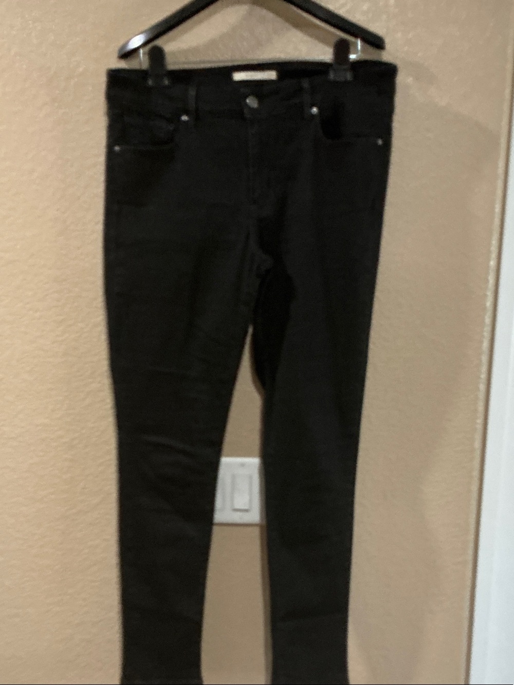 7 For Levis Black Skinny Jeans - Women's